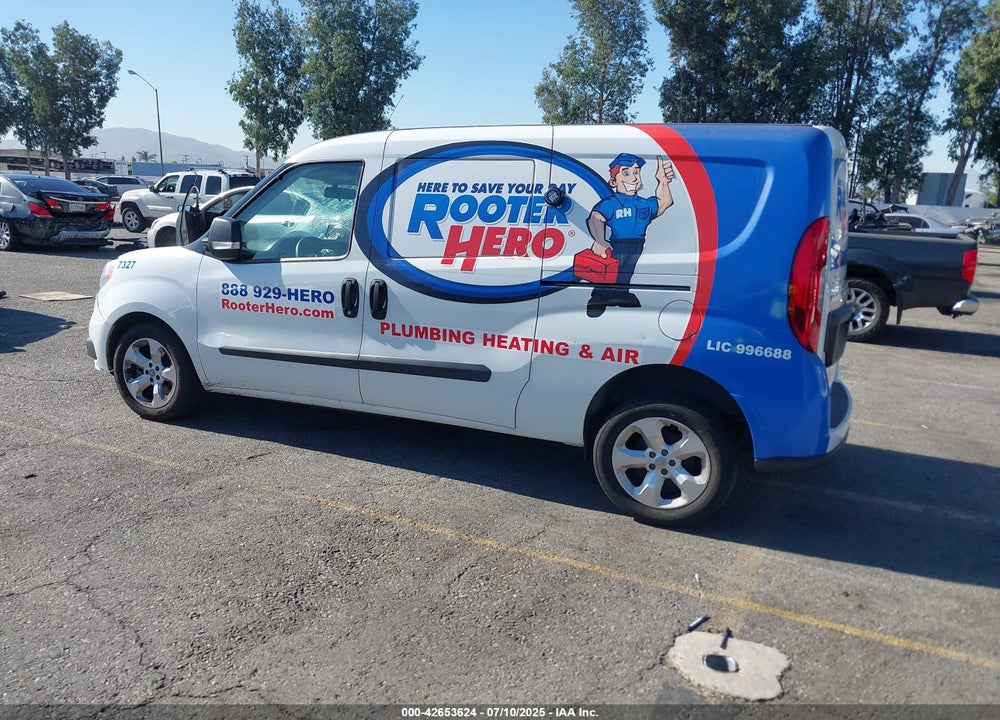 2022 RAM PROMASTER CITY CARGO VAN VIN: ZFBHRFABXN6W17327