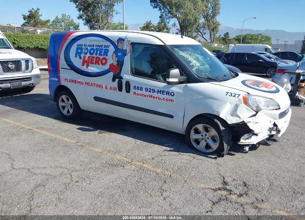 2022 RAM PROMASTER CITY CARGO VAN VIN: ZFBHRFABXN6W17327