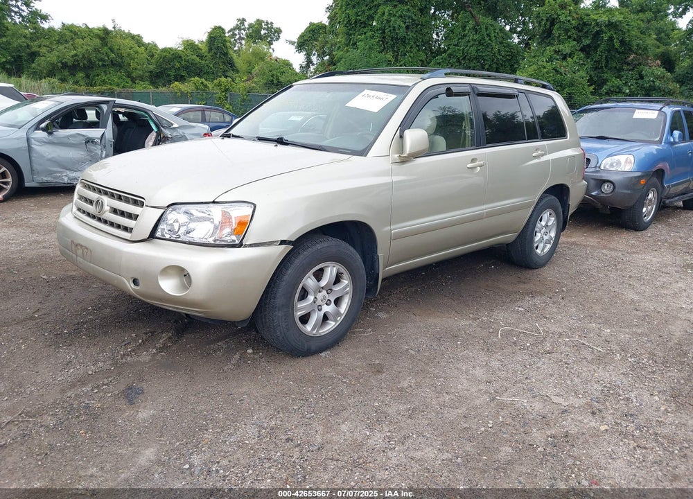 2003 TOYOTA HIGHLANDER VIN: JTEGD21A130063341