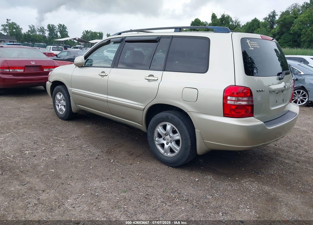 2003 TOYOTA HIGHLANDER VIN: JTEGD21A130063341