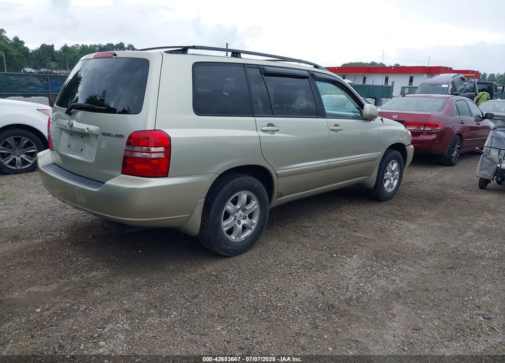 2003 TOYOTA HIGHLANDER VIN: JTEGD21A130063341