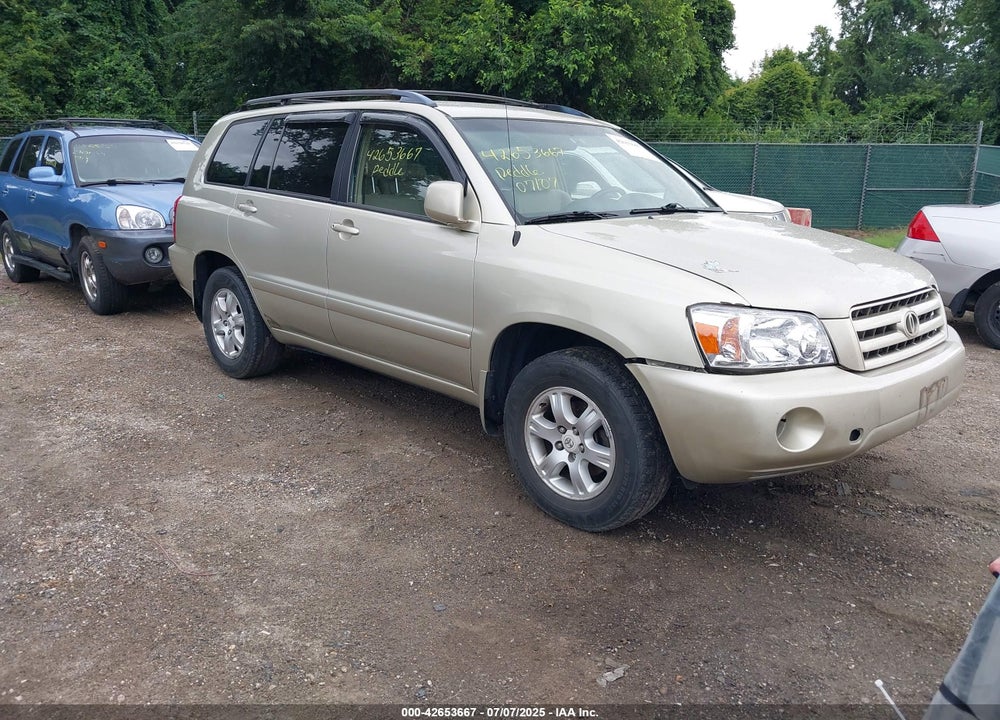 2003 TOYOTA HIGHLANDER VIN: JTEGD21A130063341