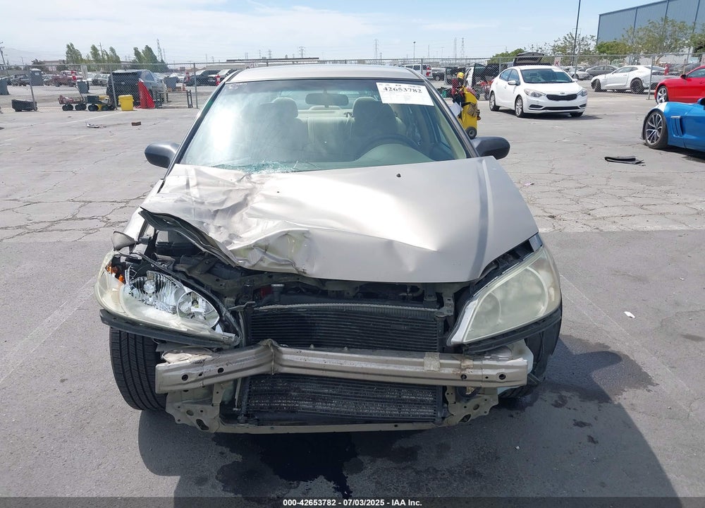 2005 HONDA CIVIC LX VIN: 2HGES16565H514643