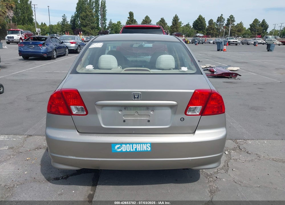 2005 HONDA CIVIC LX VIN: 2HGES16565H514643
