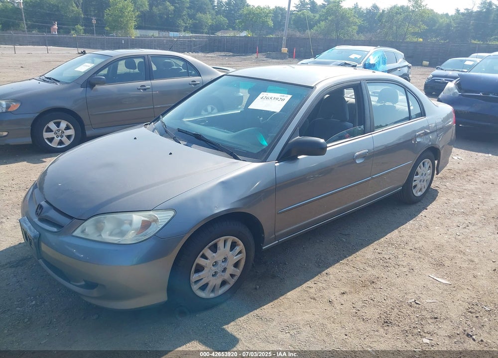 2005 HONDA CIVIC LX VIN: 2HGES15515H628924
