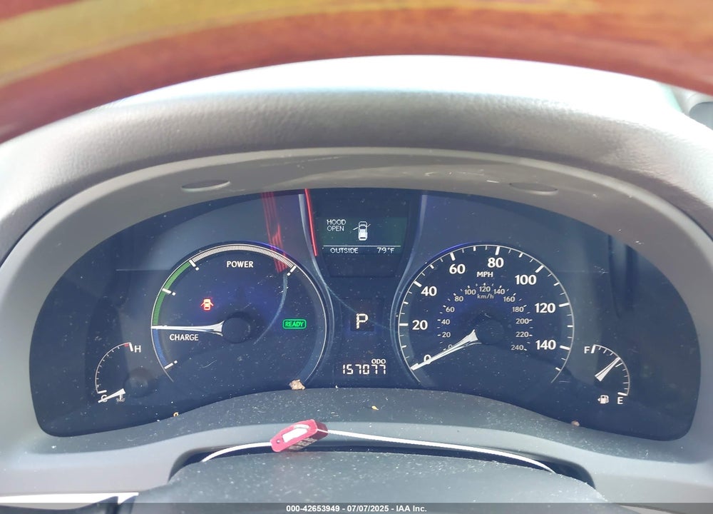 2012 LEXUS RX450H VIN: JTJBC1BAXC2049207