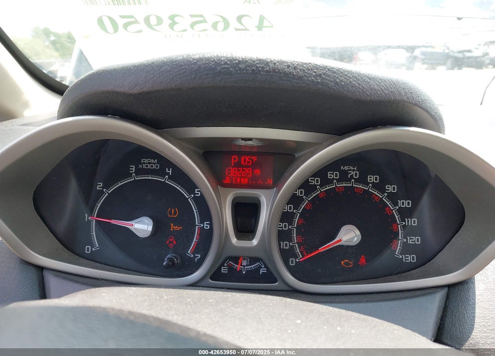 2011 FORD FIESTA VIN: 3FADP4BJ5BM159466
