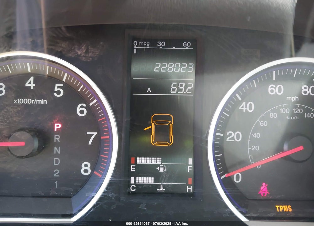2007 HONDA CR-V VIN: JHLRE38377C004860