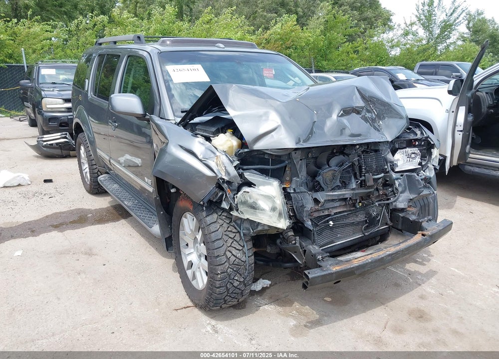 2008 NISSAN PATHFINDER LE V8 VIN: 5N1BR18B48C613772