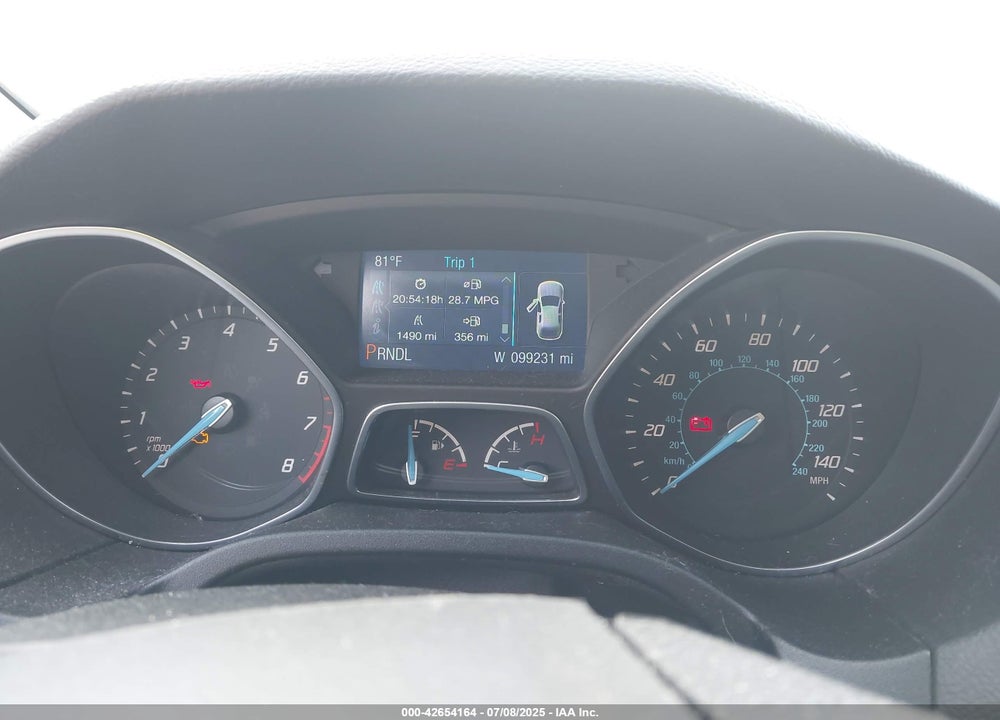 2014 FORD FOCUS VIN: 1FADP3F21EL405755