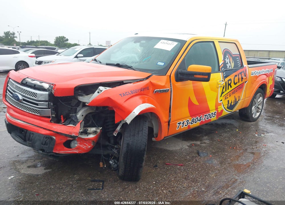 2014 FORD F-150 LIMITED VIN: 1FTFW1CT4EFB46460