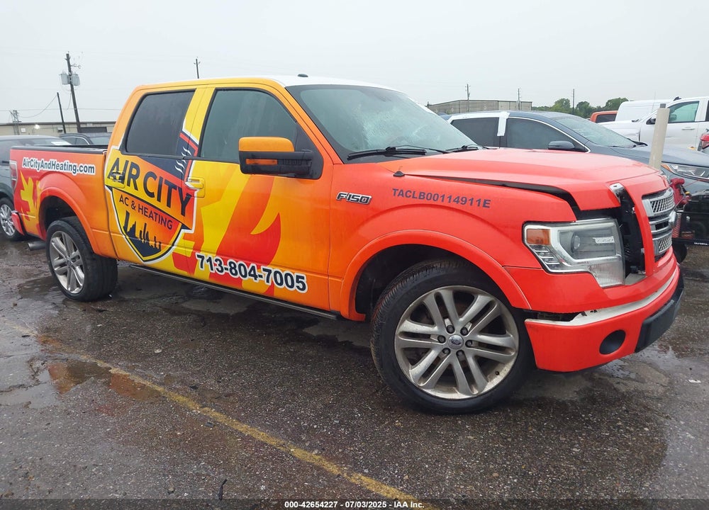2014 FORD F-150 LIMITED VIN: 1FTFW1CT4EFB46460