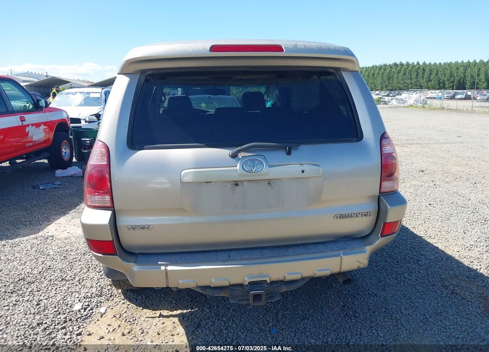 2005 TOYOTA 4RUNNER LIMITED V8 VIN: JTEBT17R750048558