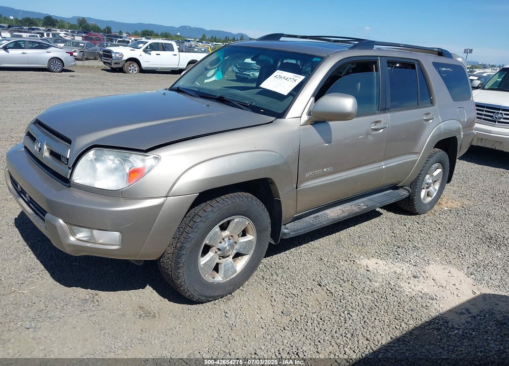 2005 TOYOTA 4RUNNER LIMITED V8 VIN: JTEBT17R750048558