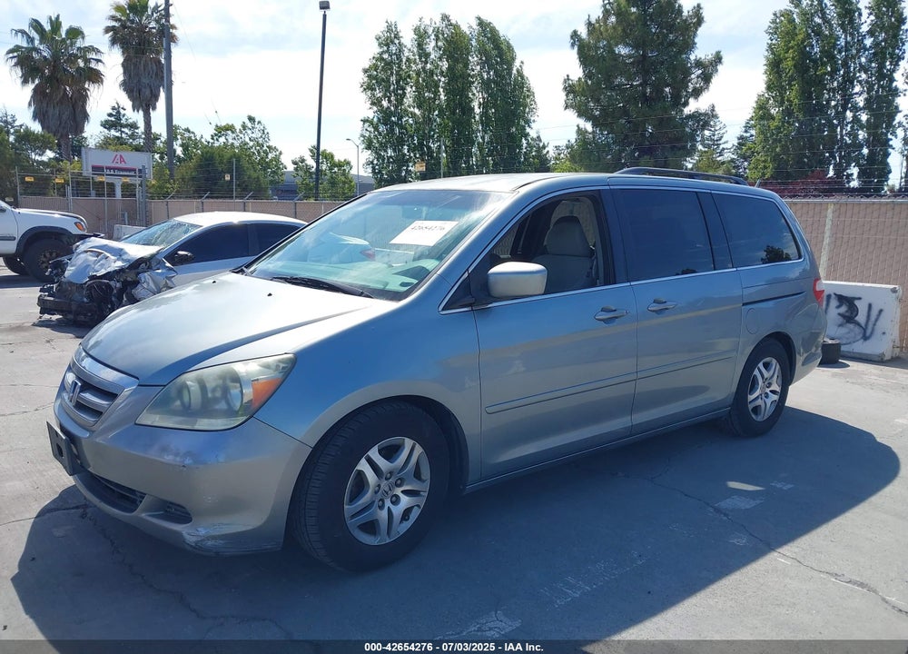 2007 HONDA ODYSSEY EX VIN: 5FNRL384X7B044025
