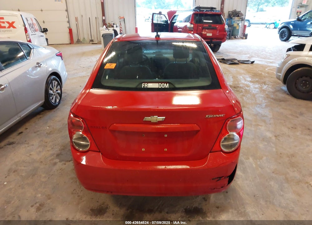 2013 CHEVROLET SONIC VIN: 1G1JA5SH8D4141424