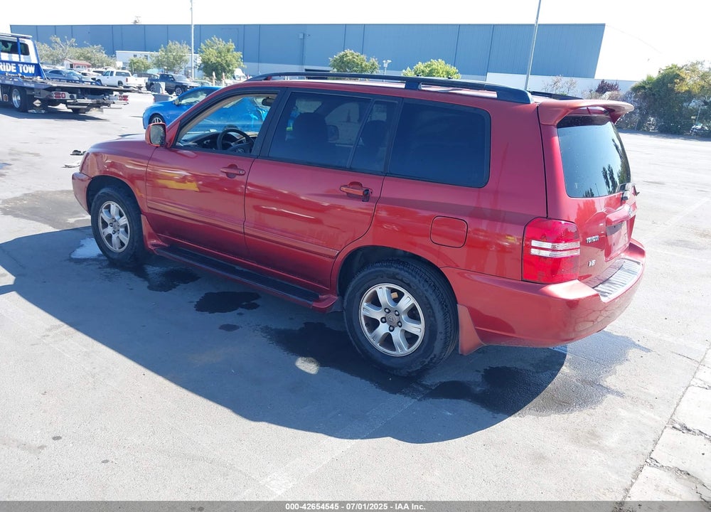 2002 TOYOTA HIGHLANDER V6 VIN: JTEGF21A220054818