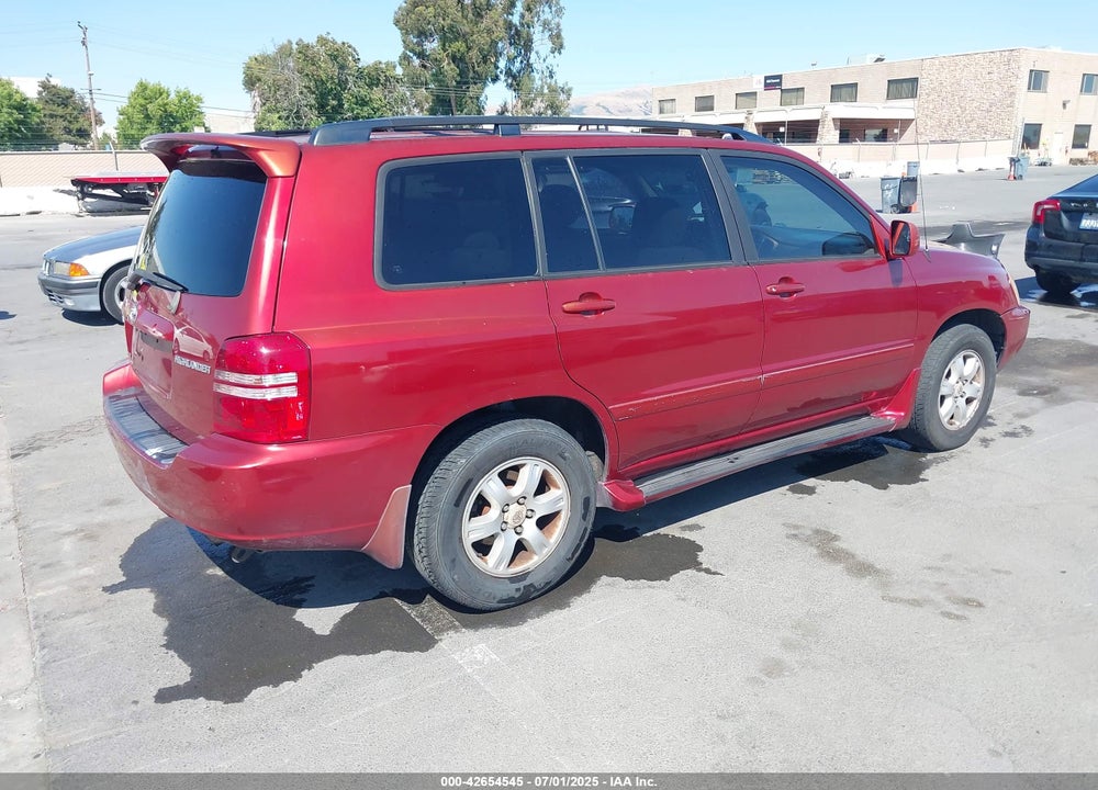 2002 TOYOTA HIGHLANDER V6 VIN: JTEGF21A220054818