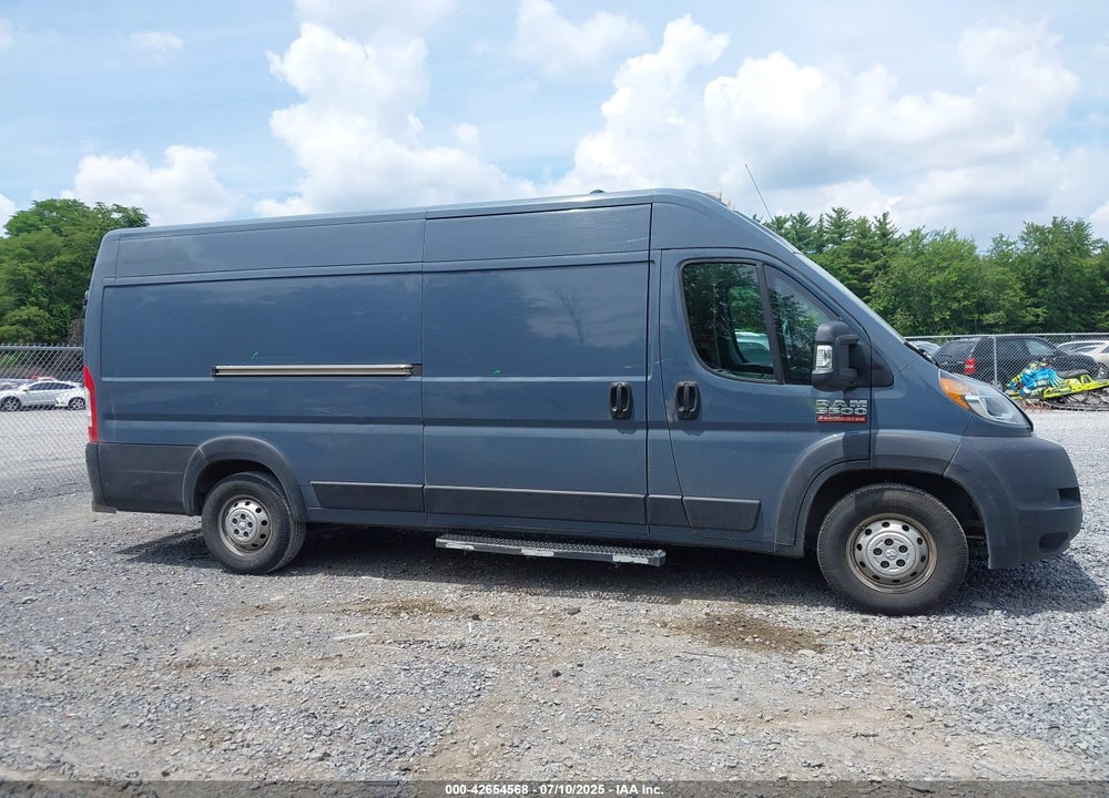 2020 RAM PROMASTER 3500 CARGO VAN HIGH ROOF 159 WB EXT VIN: 3C6URVJG9LE124934