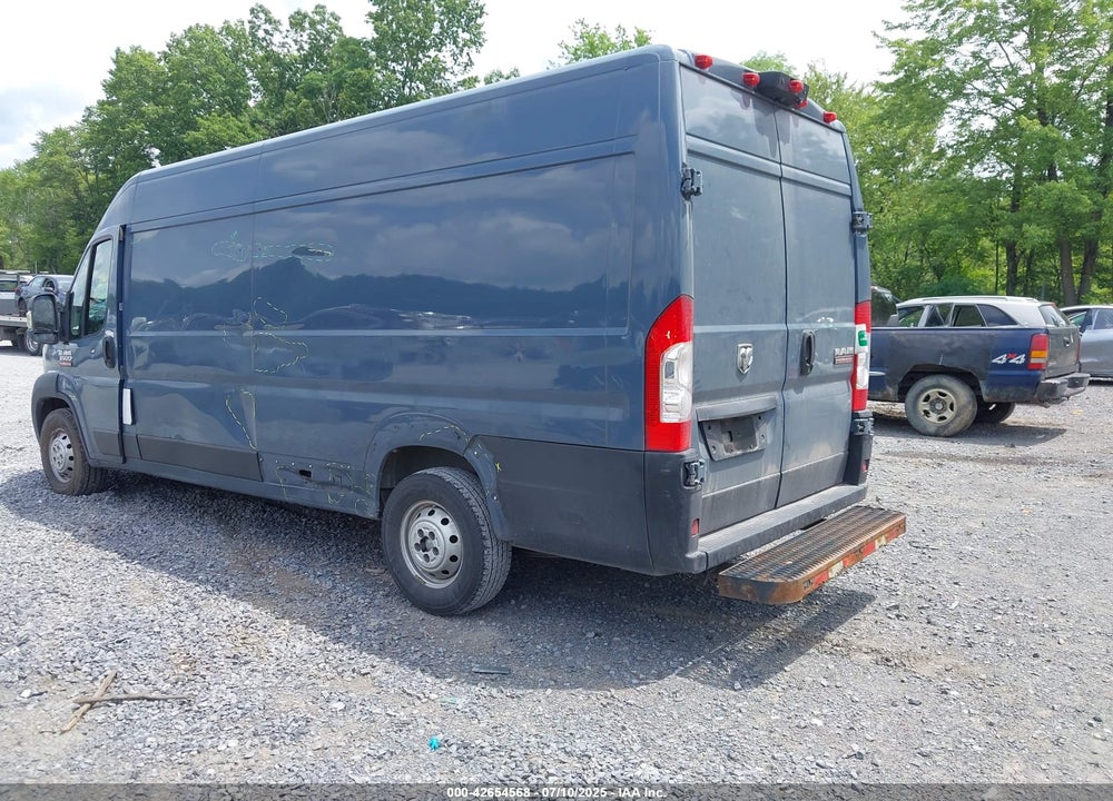 2020 RAM PROMASTER 3500 CARGO VAN HIGH ROOF 159 WB EXT VIN: 3C6URVJG9LE124934