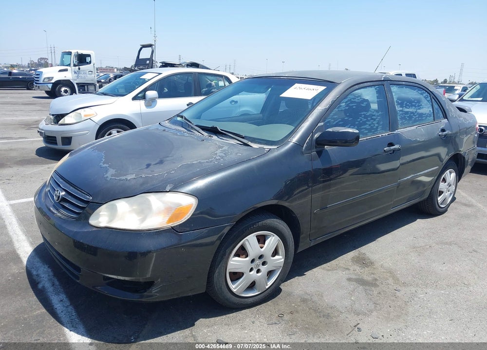 2003 TOYOTA COROLLA CE VIN: JTDBR32E330046922