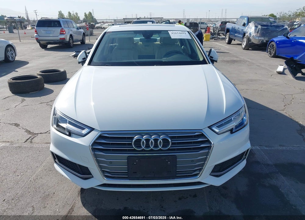 2019 AUDI A4 VIN: WAUHMAF48KN010110