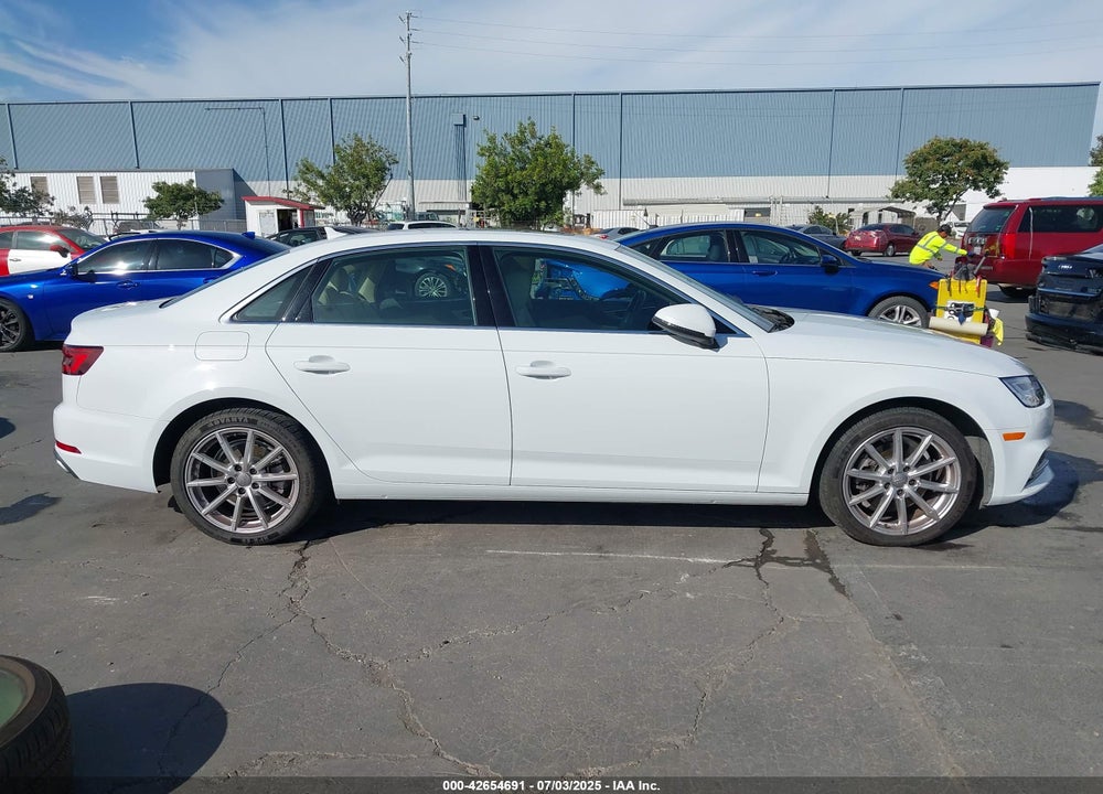 2019 AUDI A4 VIN: WAUHMAF48KN010110