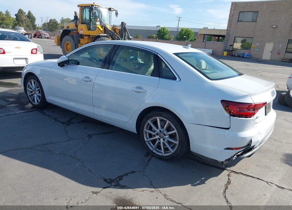 2019 AUDI A4 VIN: WAUHMAF48KN010110