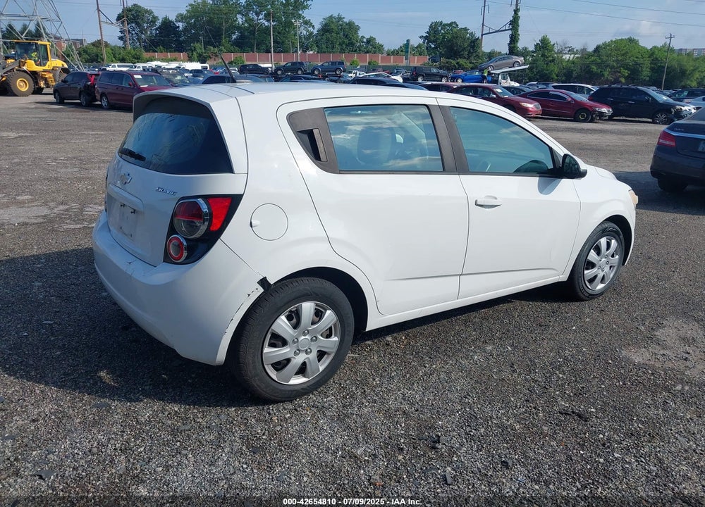 2014 CHEVROLET SONIC VIN: 1G1JA6SH8E4196267