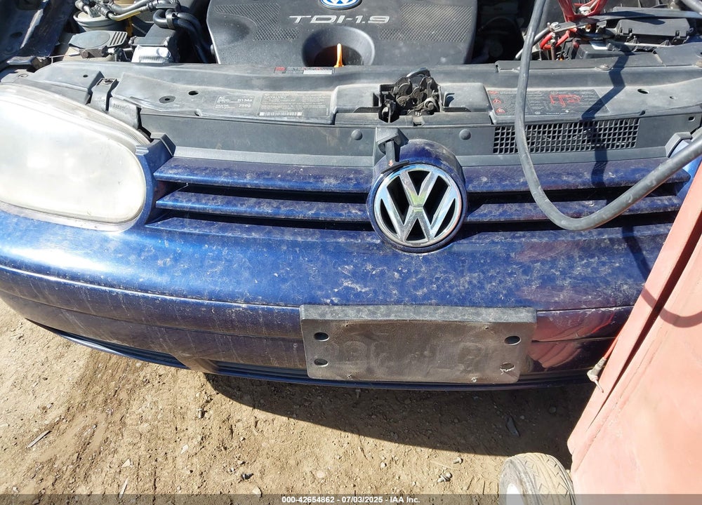 2000 VOLKSWAGEN GOLF GLS TDI VIN: 9BWGF21J1Y4039643