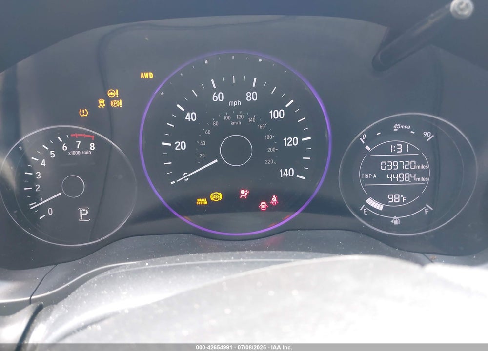 2020 HONDA HR-V VIN: 3CZRU6H39LM704254