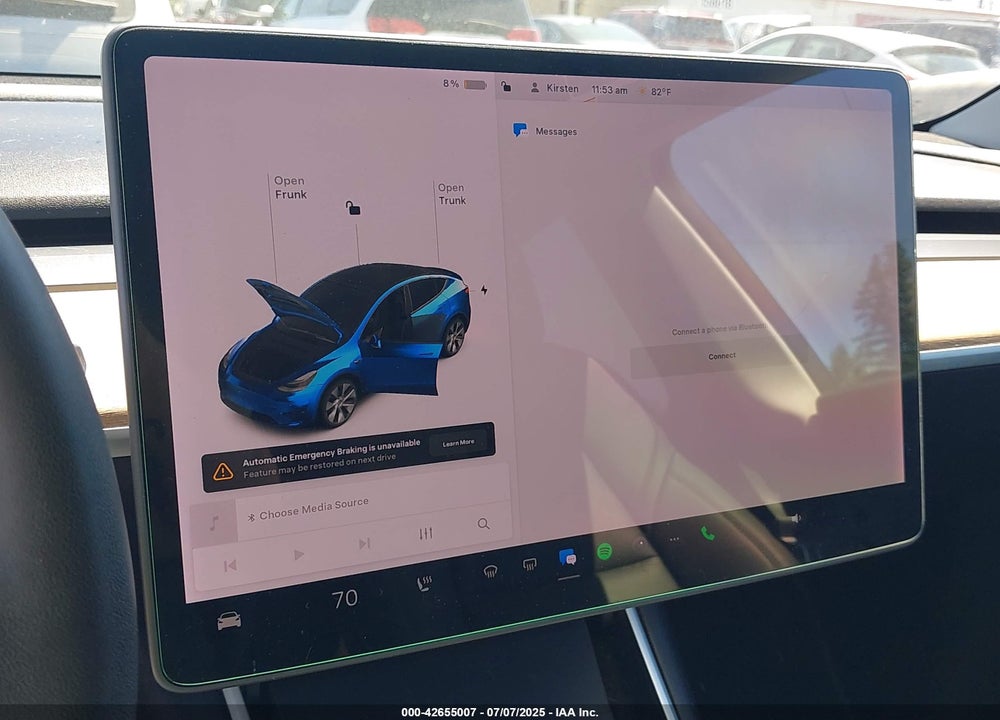 2020 TESLA MODEL Y VIN: 5YJYGDEE0LF055807