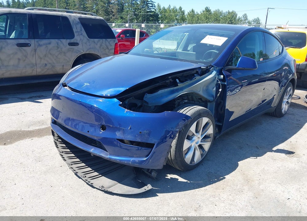 2020 TESLA MODEL Y VIN: 5YJYGDEE0LF055807