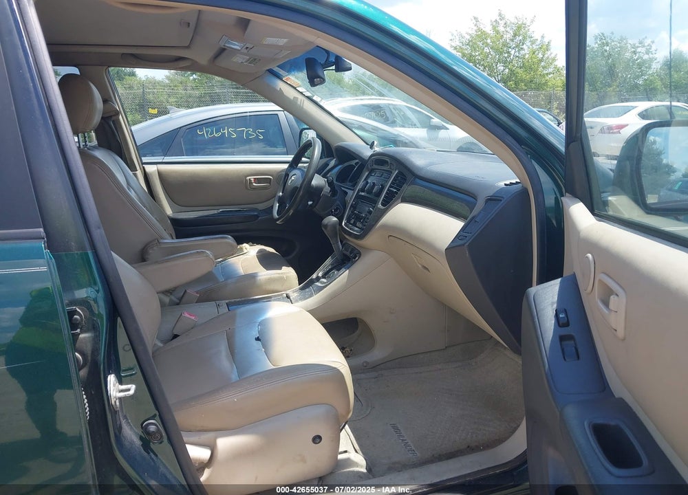 2003 TOYOTA HIGHLANDER V6 VIN: JTEGF21A030085339