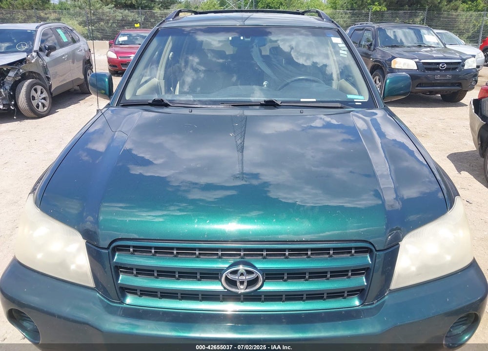 2003 TOYOTA HIGHLANDER V6 VIN: JTEGF21A030085339