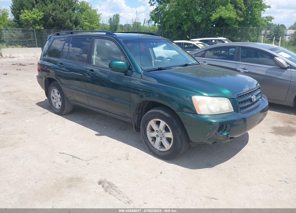 2003 TOYOTA HIGHLANDER V6 VIN: JTEGF21A030085339