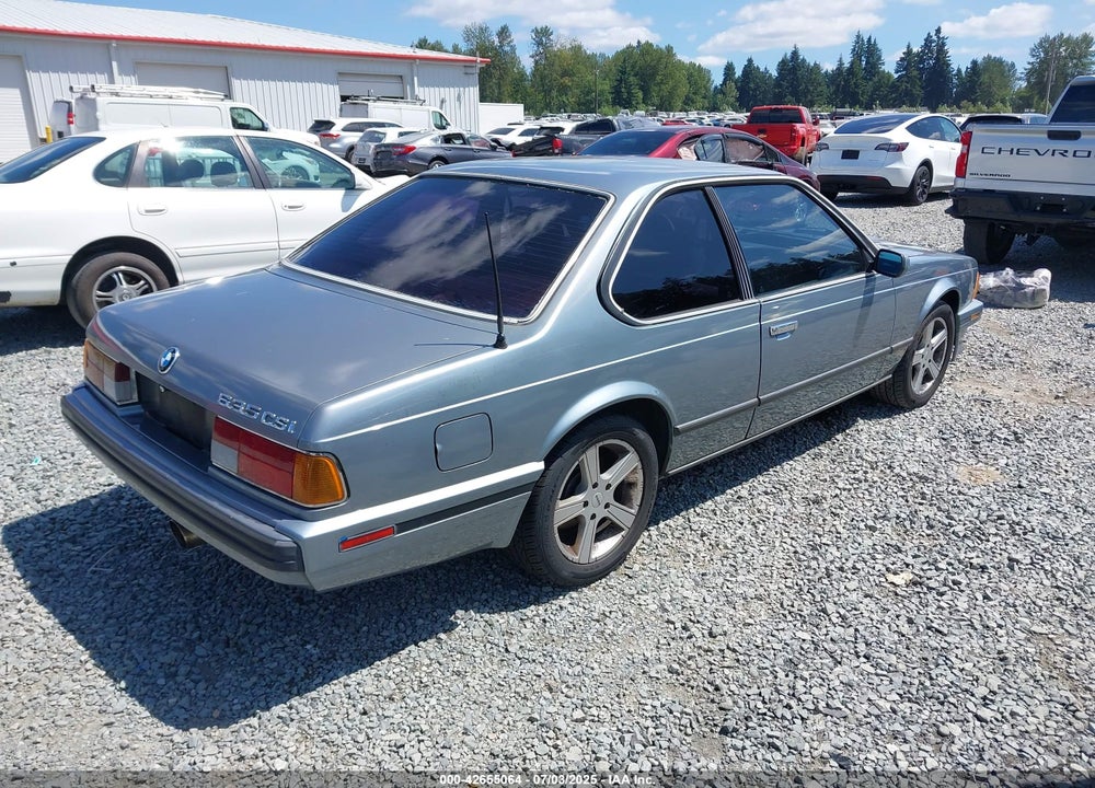 1988 BMW 635 CSI AUTOMATIC VIN: WBAEC8414J3266701