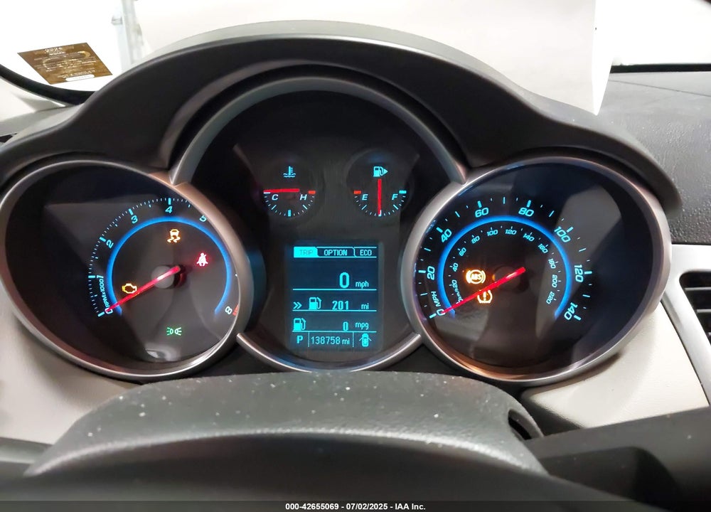 2013 CHEVROLET CRUZE VIN: 1G1PH5SB3D7148345