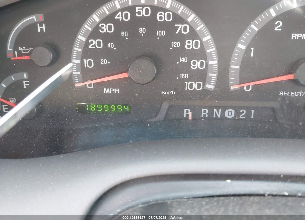 1999 FORD F-150 LARIAT/XL/XLT VIN: 1FTRX08LXXKB89532