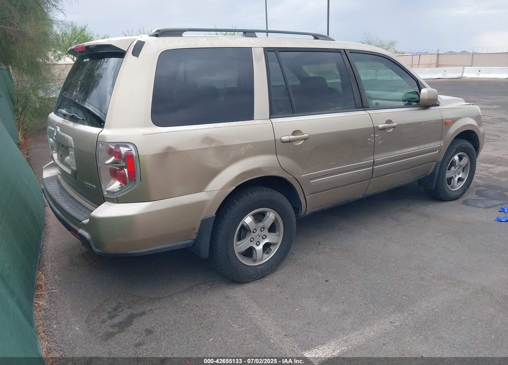 2007 HONDA PILOT VIN: 2HKYF187X7H536444