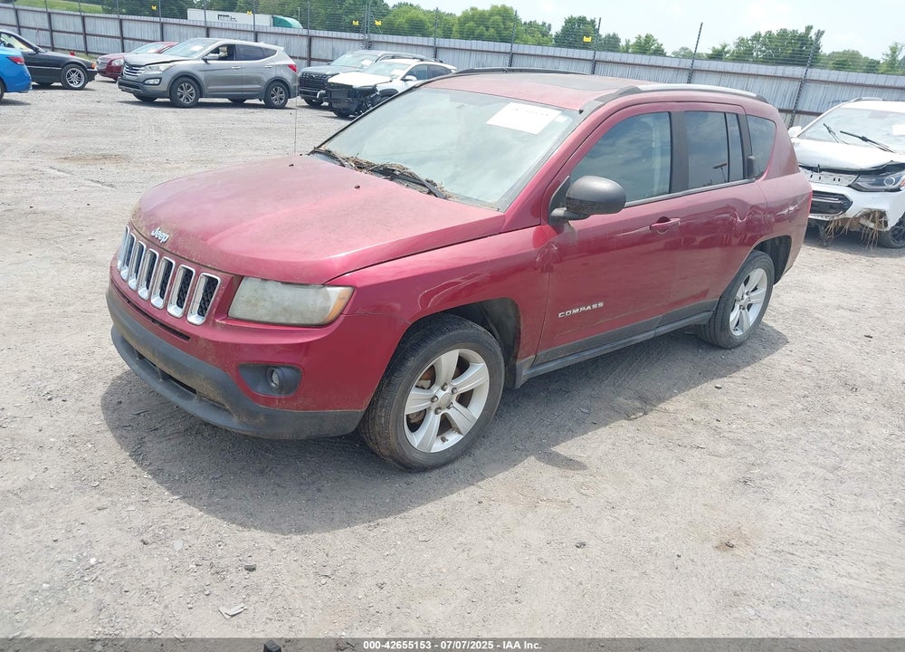 2012 JEEP COMPASS VIN: 1C4NJCEB1CD661080