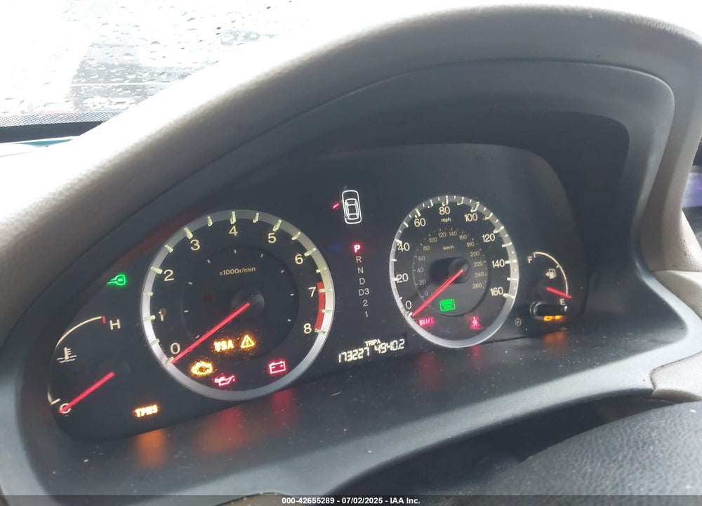 2009 HONDA ACCORD VIN: 1HGCP26399A115663