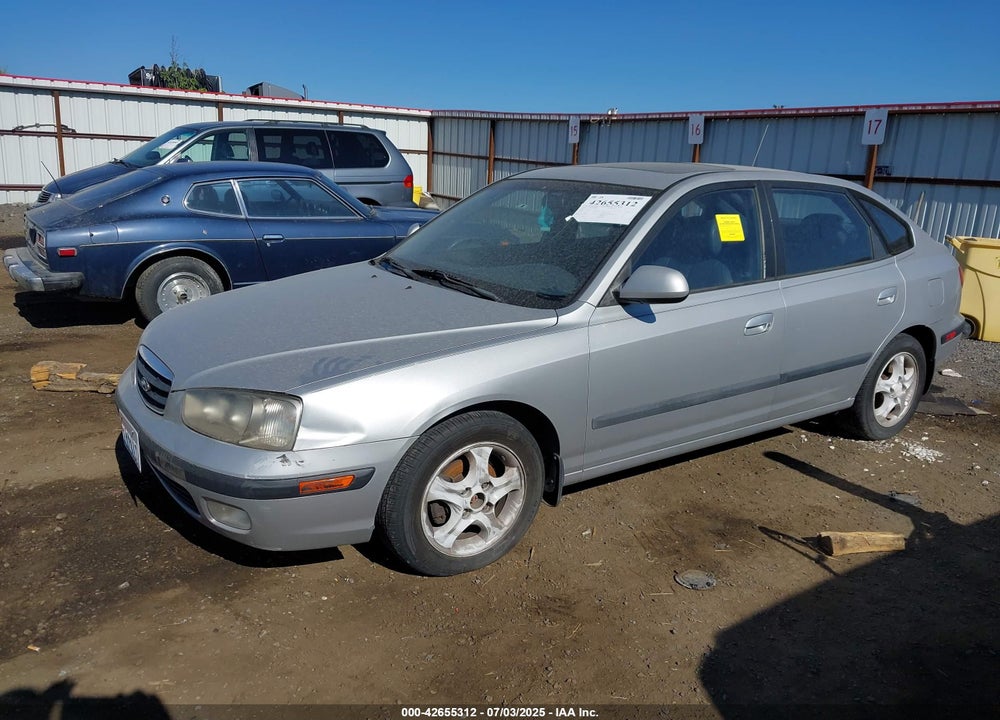 2002 HYUNDAI ELANTRA GLS/GT VIN: KMHDN55D12U062168