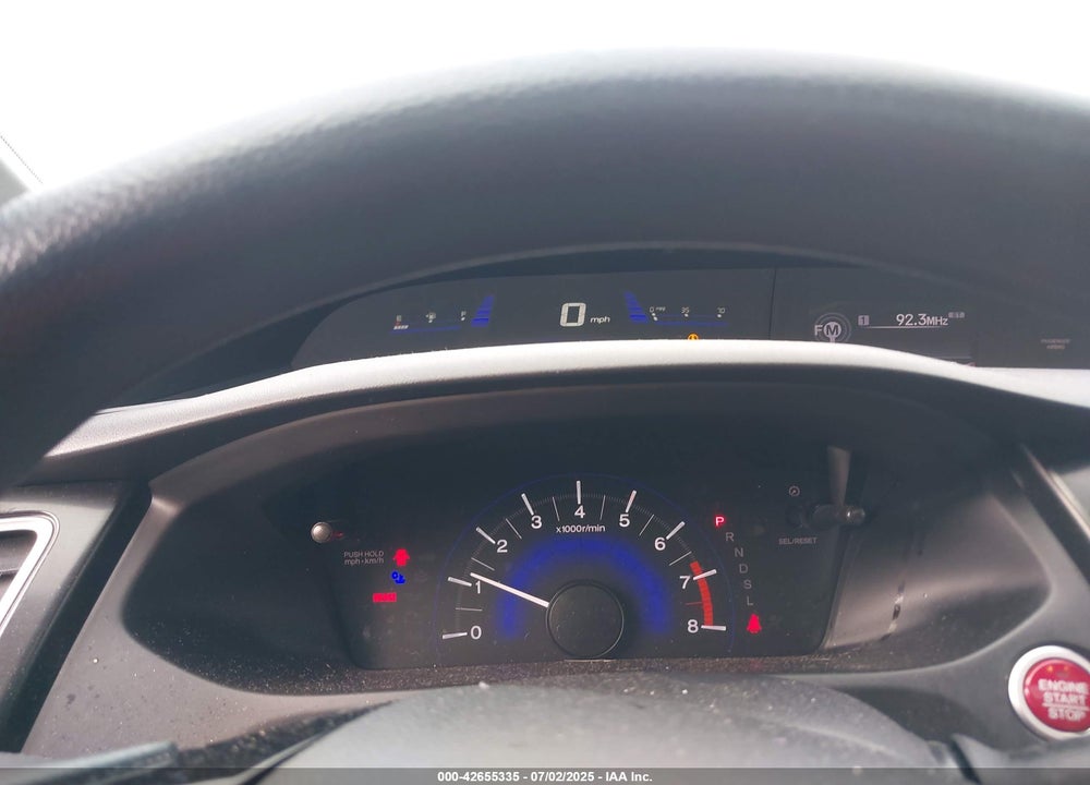 2014 HONDA CIVIC VIN: 19XFB2F8XEE055650