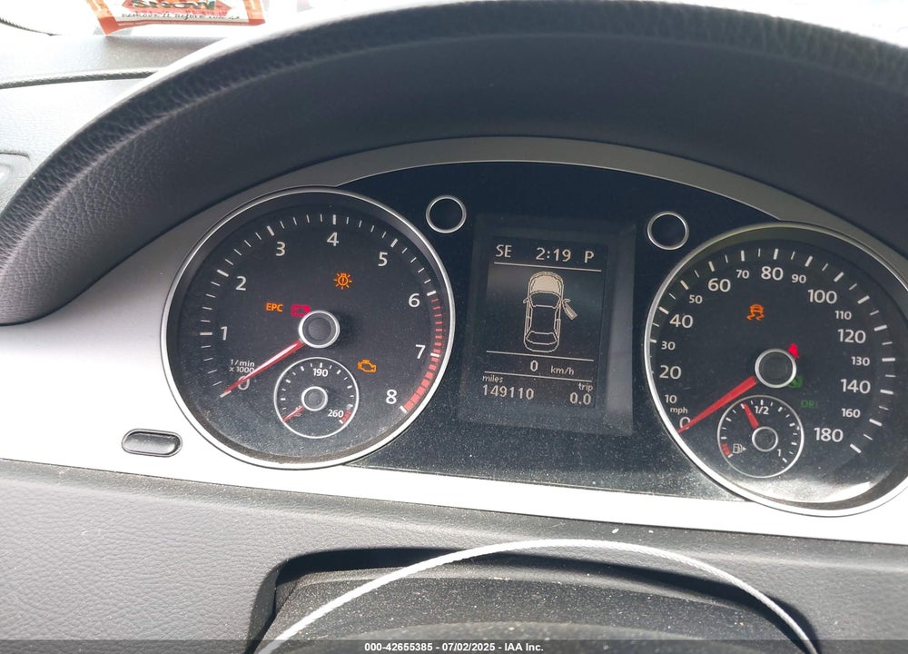 2010 VOLKSWAGEN CC VIN: WVWML7AN7AE507669