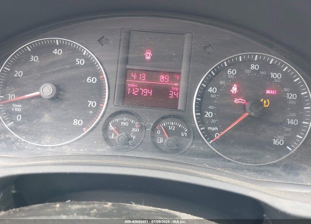 2007 VOLKSWAGEN JETTA VIN: 3VWGF71KX7M098478