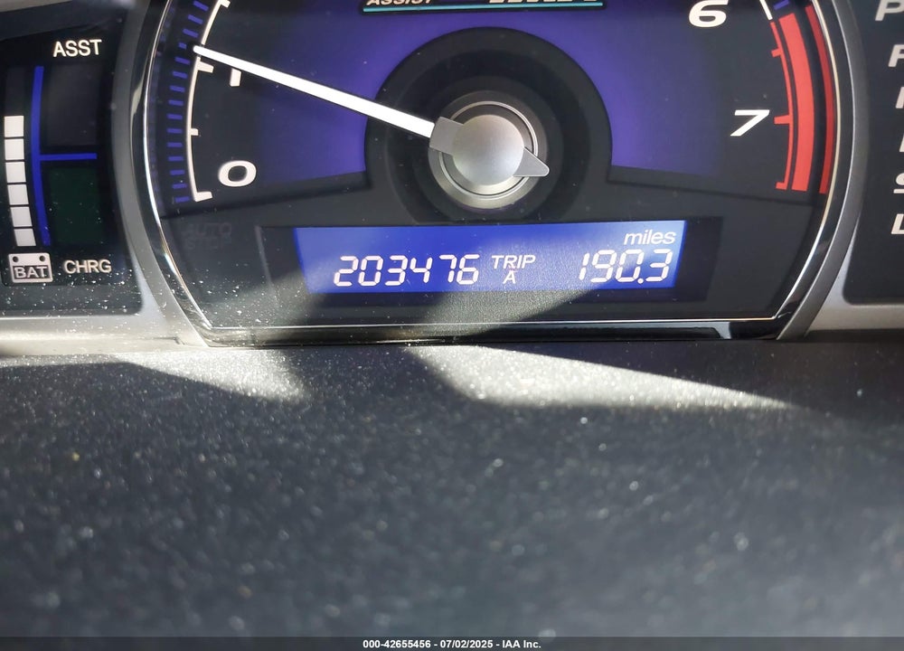 2007 HONDA CIVIC HYBRID VIN: JHMFA36227S021950