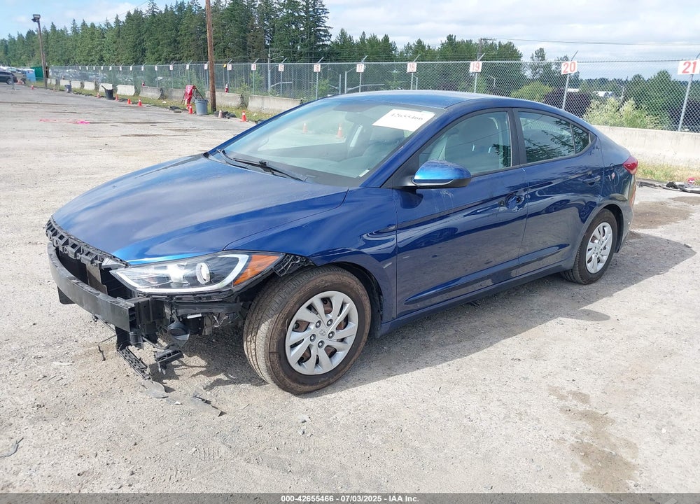 2017 HYUNDAI ELANTRA VIN: 5NPD74LF9HH191212