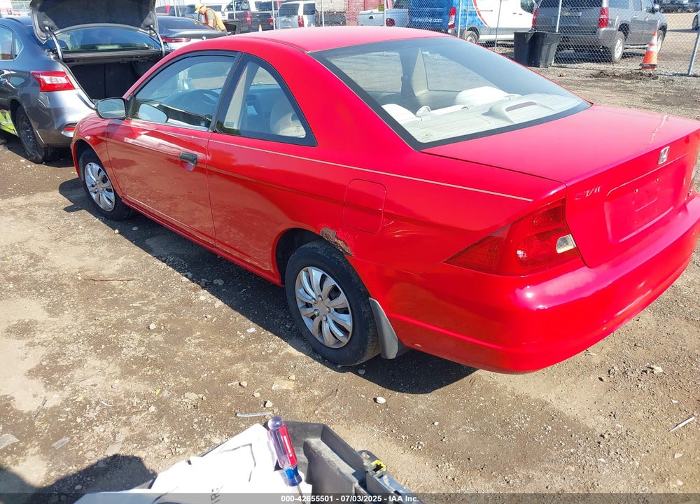 2001 HONDA CIVIC LX VIN: 1HGEM22501L077824
