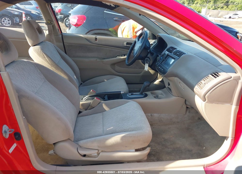 2001 HONDA CIVIC LX VIN: 1HGEM22501L077824
